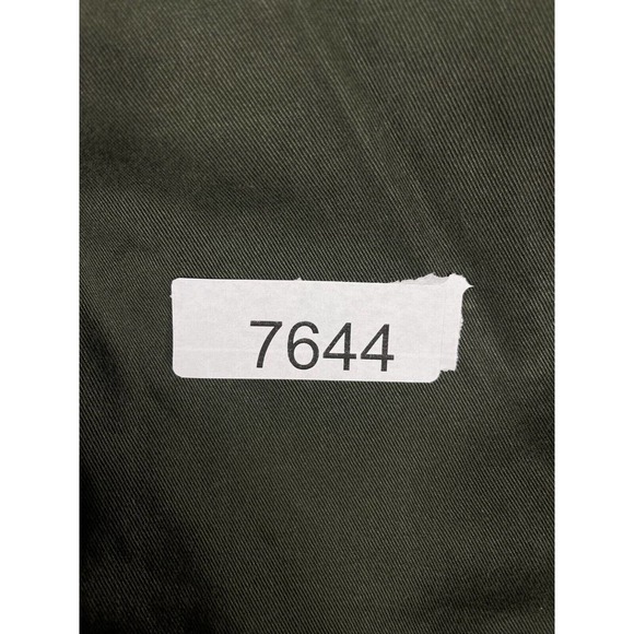 Cafdlcq Mens‎ 44 Cargo Pants Hi Rise Straight Leg Army Green Drawstring Waist - Picture 13 of 13